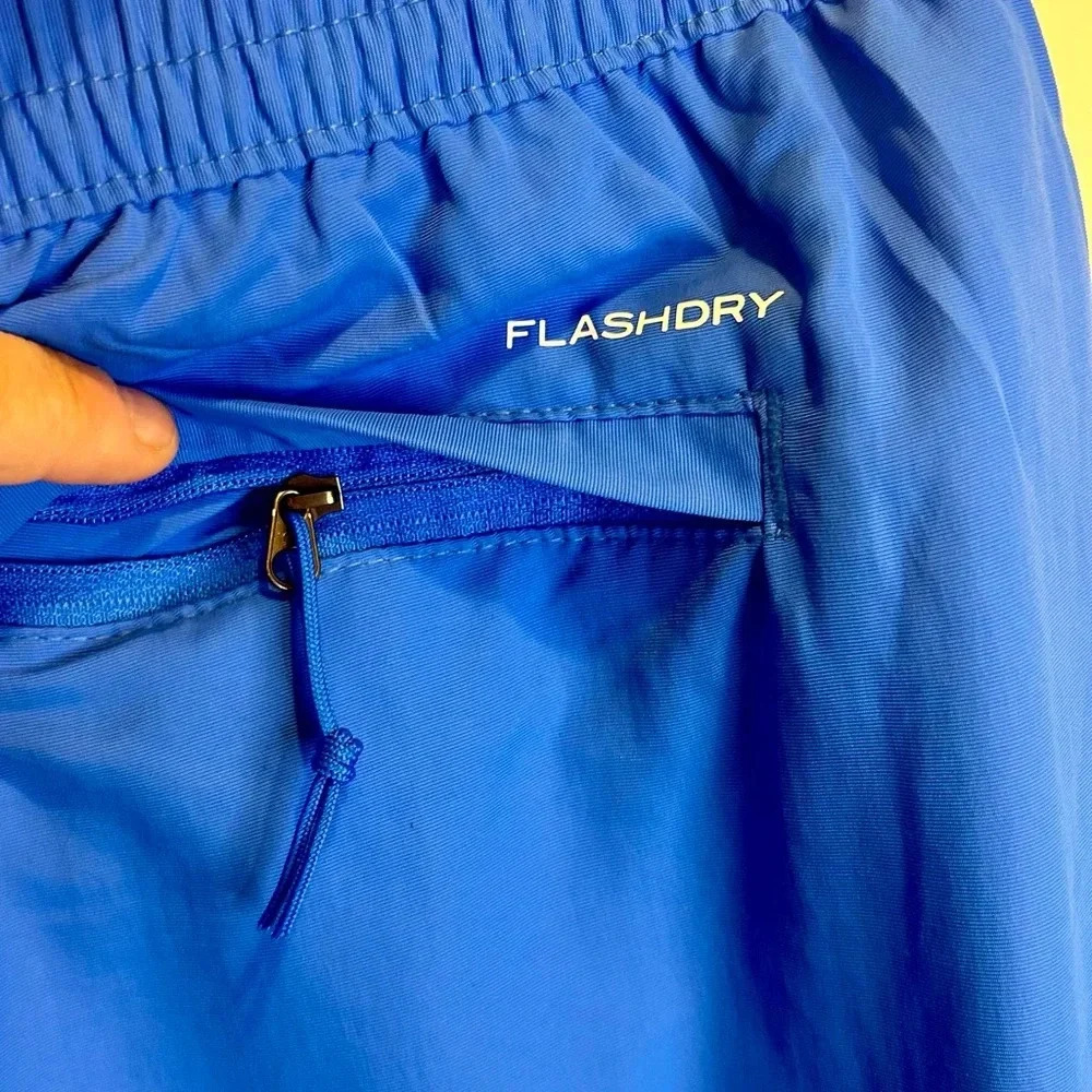 💦”North Face” NWT Women’s Blue Nylon Easy Wind Pant Flashdry w/ Pockets Size L💙 - Picture 5 of 16